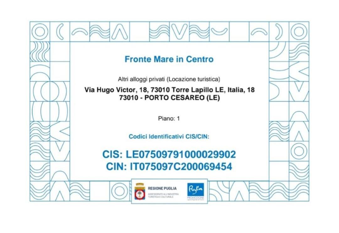 Fronte Mare In Centro Covered Parking Torre Lapillo Exterior foto